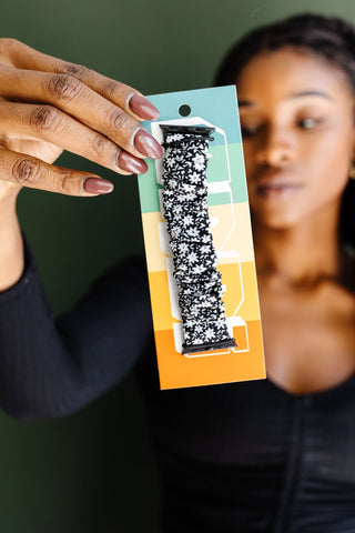 Annabelle Floral Scrunchie Watch Band for Fitbit Versa - ANDI
