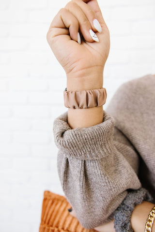 Coffee Scrunchie Watch Band for Fitbit Versa - ANDI