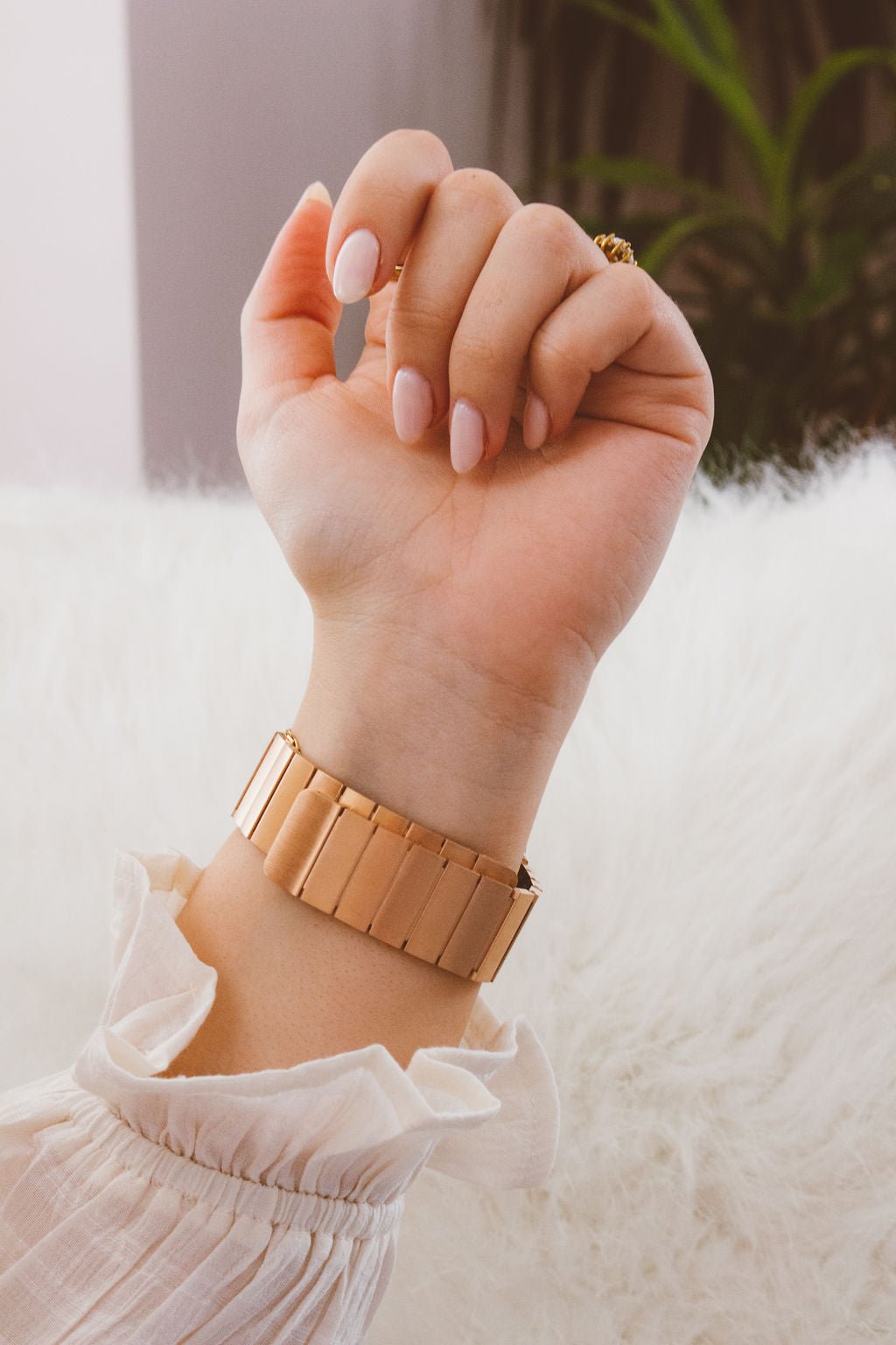 Magnetic Rose Gold Watch Band