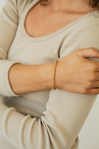 Gold Beaded Bracelet