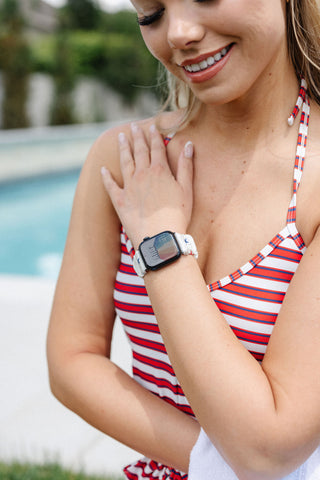 Freedom Scrunchie Band Compatible with Apple Watch