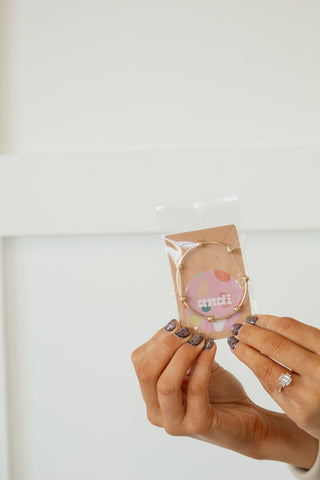 Gold Balled Bracelet Cuff