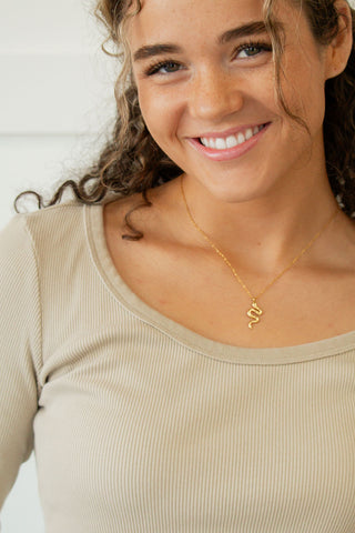 Serpent Pendant Necklace