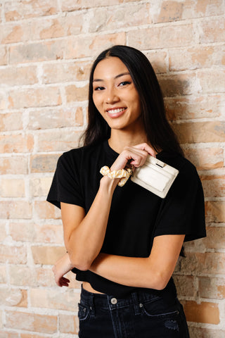 Yellow Gingham Keychain