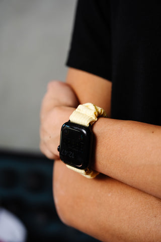 Butter Yellow Scrunchie Watch Band