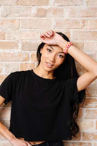 Bright Checkered Scrunchie Watch Band