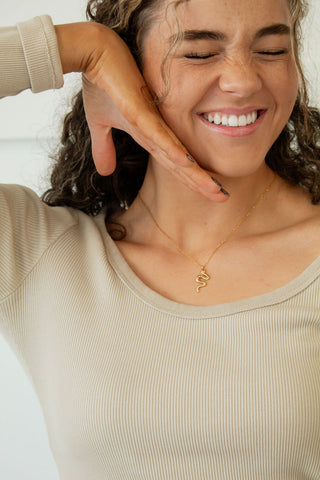 Serpent Pendant Necklace