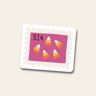 Candy Corn Stamp Sticker