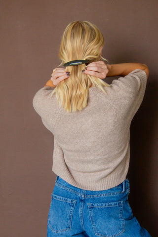 Long Oval Barrette