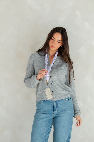 Lavender Dreams Satin Lanyard