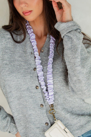 Lavender Dreams Satin Lanyard