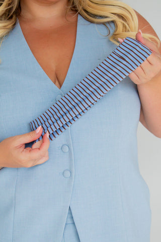 Soft Striped Stretchy Headband