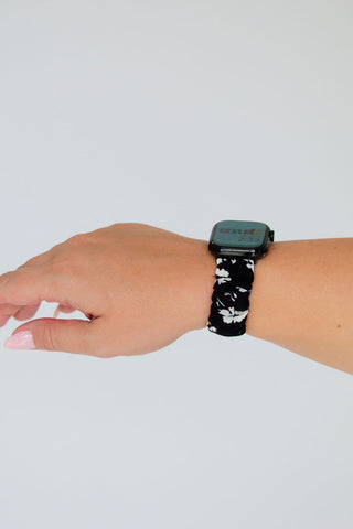 Onyx Floral Apple Watch Band