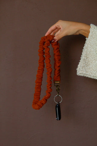 Cozy Rust Lanyard