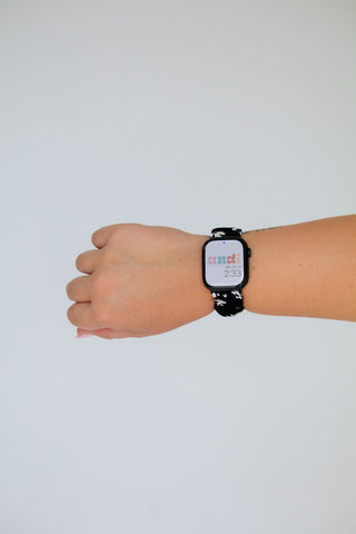 Onyx Floral Apple Watch Band