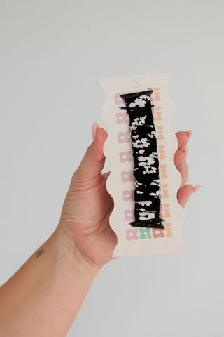 Onyx Floral Apple Watch Band