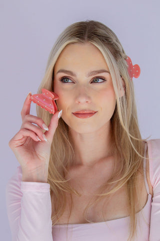 Small Crystal Claw Clip