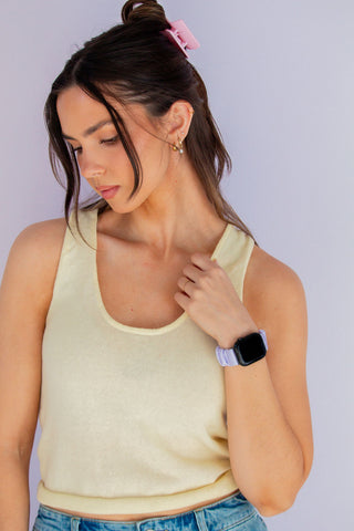 Lavender Dream Satin Apple Watch Band