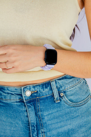 Lavender Dream Satin Apple Watch Band