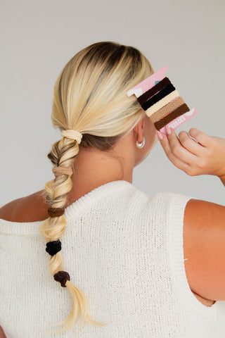 Neutral Hexagon Hair Tie 5-Pack