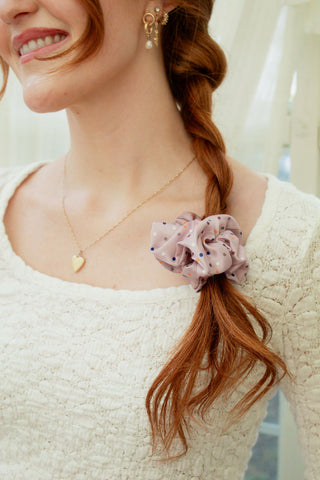 Plum Pop Oversized Scrunchie