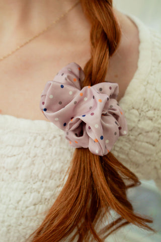 Plum Pop Oversized Scrunchie