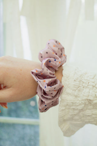 Plum Pop Oversized Scrunchie