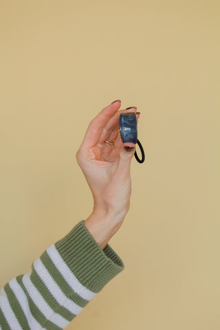 Charcoal Ponytail Cuff