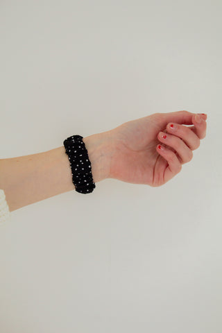 Black Polka Dot Apple Watch Band