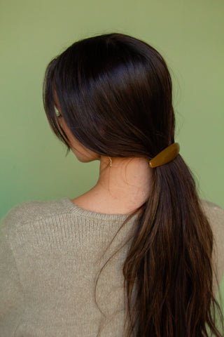 Long Oval Barrette