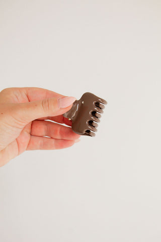 Mini Resin Rectangle Claw Clip