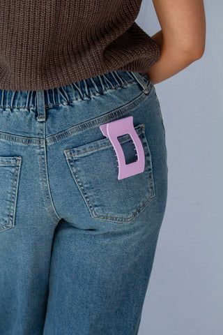 Rectangle Cutout Claw Clip