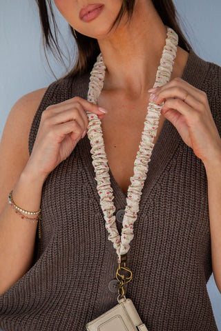 April Flowers Lanyard