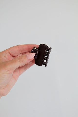 Mini Resin Rectangle Claw Clip