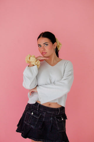 Buttercream Jumbo Scrunchie