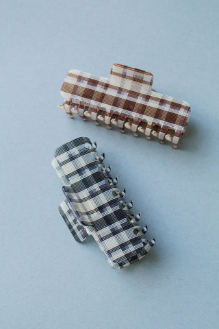 The Gingham Edit Claw Clip