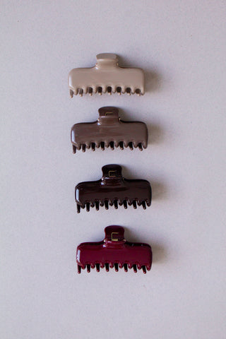 Resin Rectangle Claw Clip
