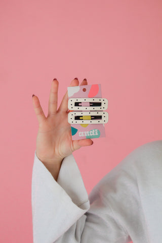 Polka Snap Clips 2-Pack