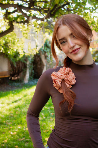 Ginger Snap Jumbo Scrunchie
