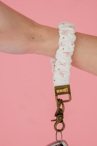 Dotted Bow Keychain