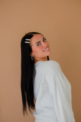 Pointy Rhinestone Alligator Clips 2-Pack