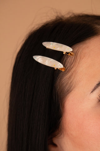 Pointy Rhinestone Alligator Clips 2-Pack