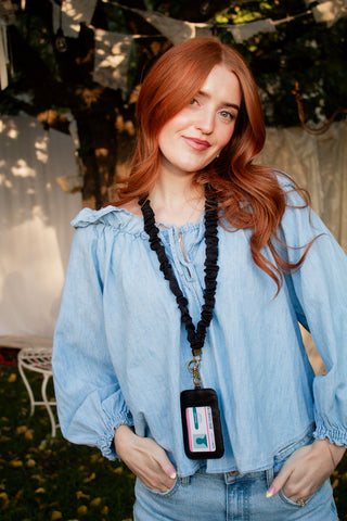 Nocturne Floral Lanyard