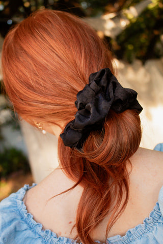 Nocturne Floral Jumbo Scrunchie