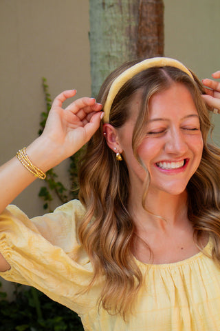 Yellow Stitch Headband