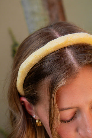 Yellow Stitch Headband
