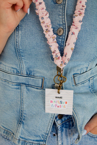 Extended Size Scrunchie Lanyard