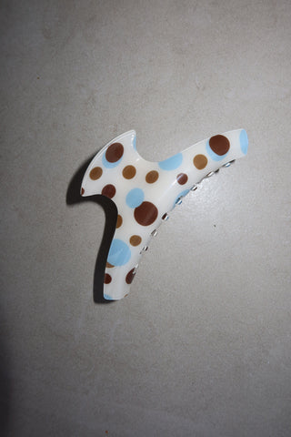 French Blue Claw Clip