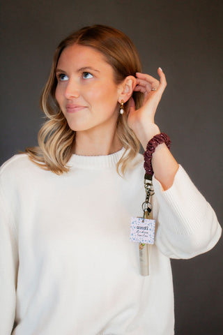 Flecked Mocha Keychain