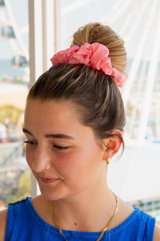 Pink Fresh Page Jumbo Scrunchie